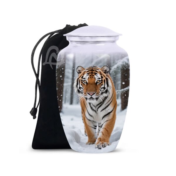 Animal Lover’s Final Tribute Wild Tiger - Cremation Urn for Ashes Adult Male