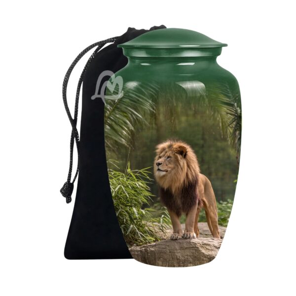 Pride and Power Tribute Lion Urns