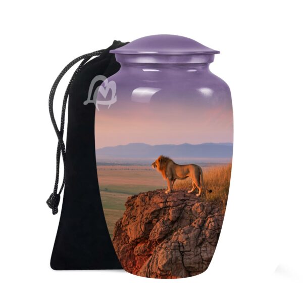 Memorial Lion & Funeral Cremation Urns for Human Ashes