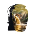 Wild Heart, Peaceful Soul Wild Tiger - Cremation Urn for Ashes Adult Male