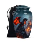 Oriental Dragon Awakening - Cremation Urn for Adult Men & Women - Funeral Decorative Urns
