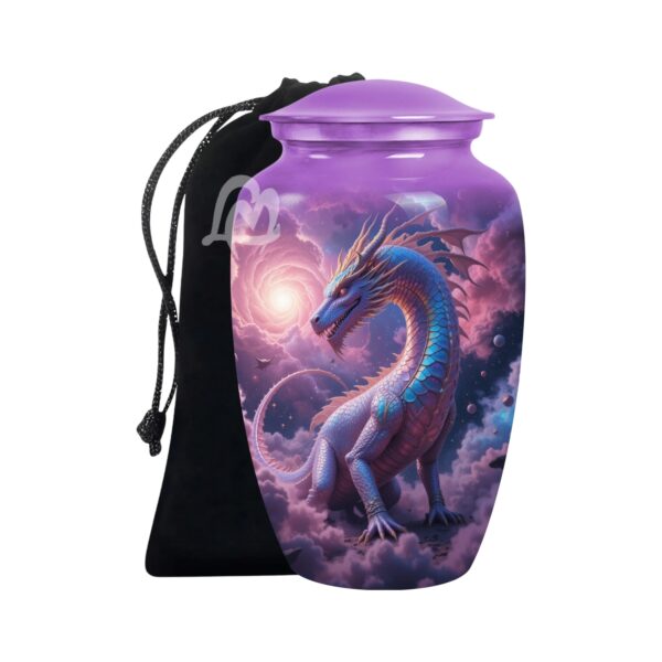 Strength and Legacy Dragon Awakening - Cremation Urn for Adult Men & Women - Funeral Decorative Urns
