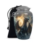 Unique Dragon Awakening - Cremation Urn for Adult Men & Women - Funeral Decorative Urns