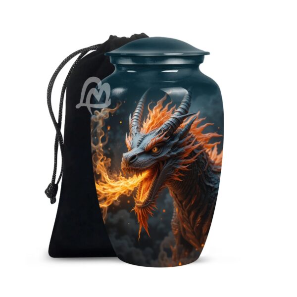 Spirit of the Dragon Awakening - Cremation Urn for Adult Men & Women - Funeral Decorative Urns