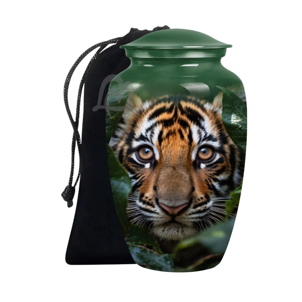 Wild Tiger - Cremation Urn for Ashes Adult Male