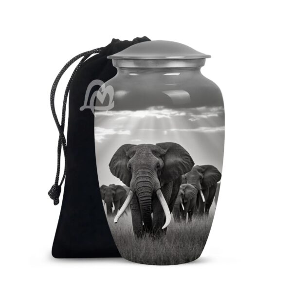 Gentle Giant Memorial Elephant Urn for Human Ashes