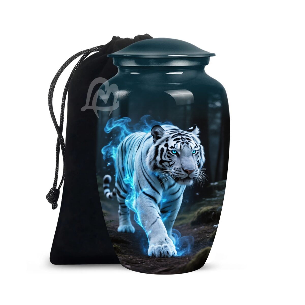Eternal Roar in Silence Wild Tiger - Cremation Urn for Ashes Adult Male
