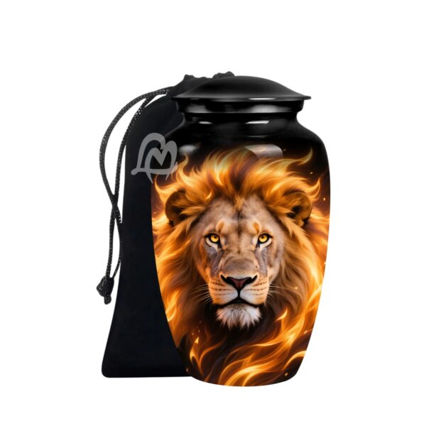 Memorial Lion & Funeral Cremation Urns for Human Ashes