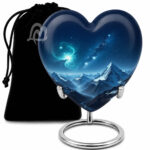 Legacy - Aurora Borealis Urns for Human Ashes Adult Male Female - Decorative Cremation Urn for Women & Men - Funeral & Burial Urns - Large Standard Size Memorial Container. - Image 4