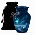 Legacy - Aurora Borealis Urns for Human Ashes Adult Male Female - Decorative Cremation Urn for Women & Men - Funeral & Burial Urns - Large Standard Size Memorial Container. - Image 2