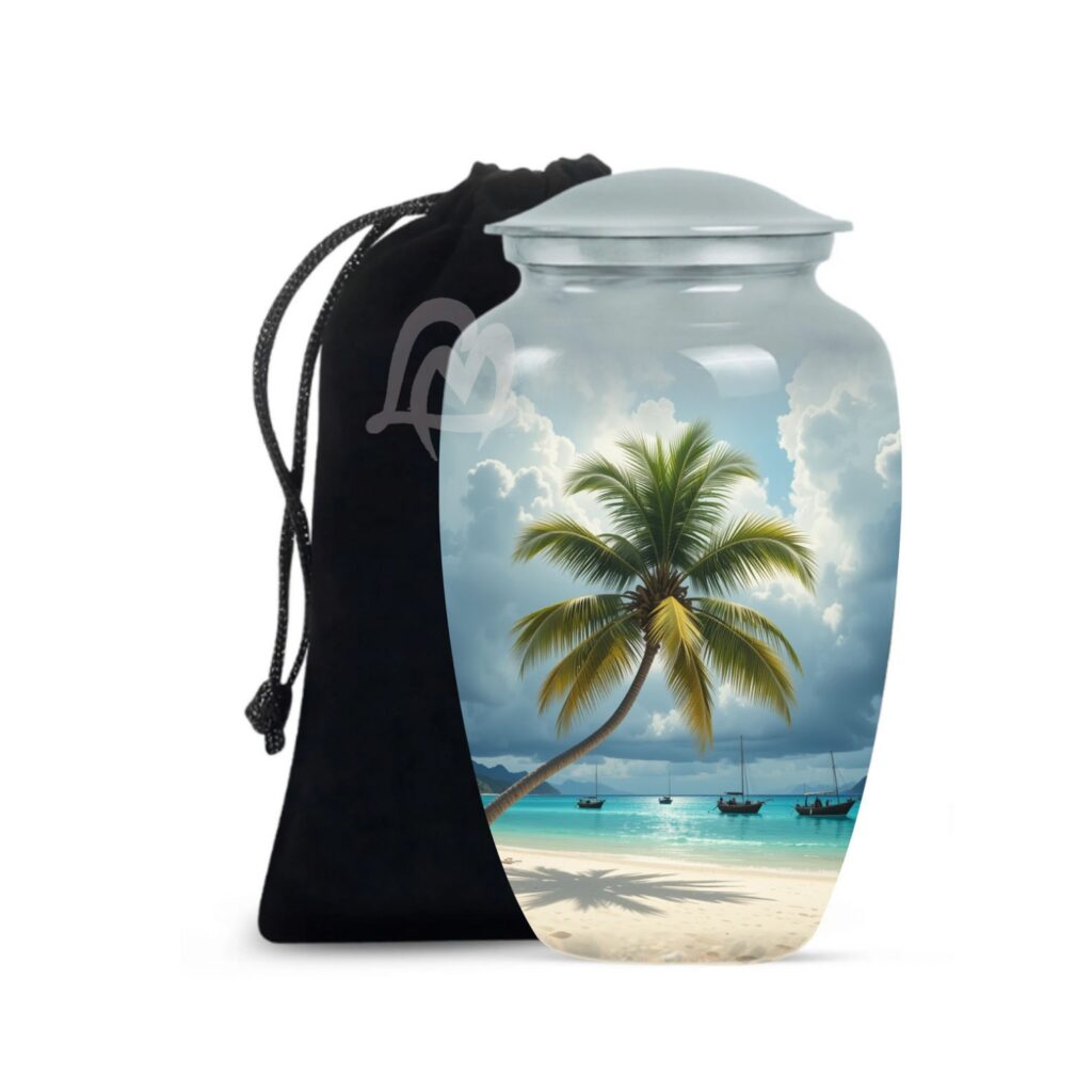 Beach Urn for Ashes Adult Male or Female – Elegant Memorial Urn