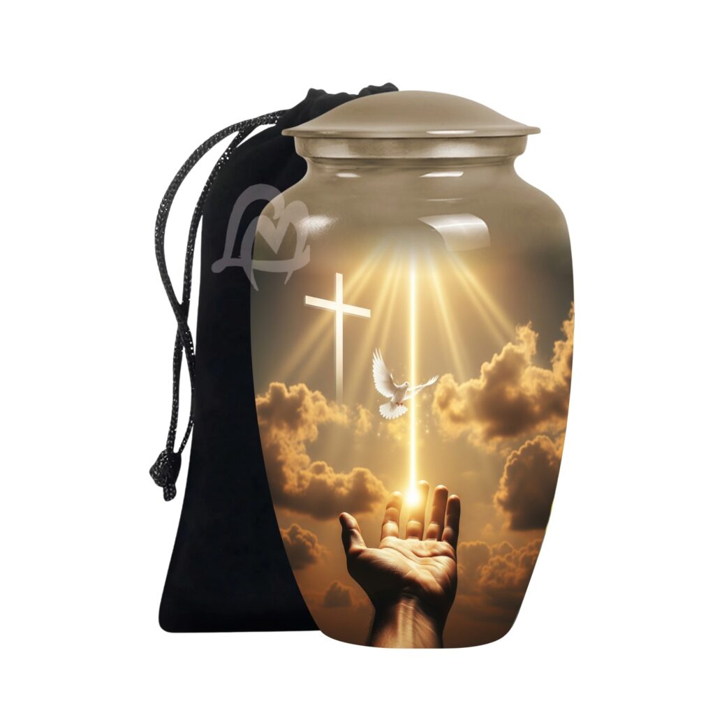 Christ Cremation Urn for Ashes Adult Male