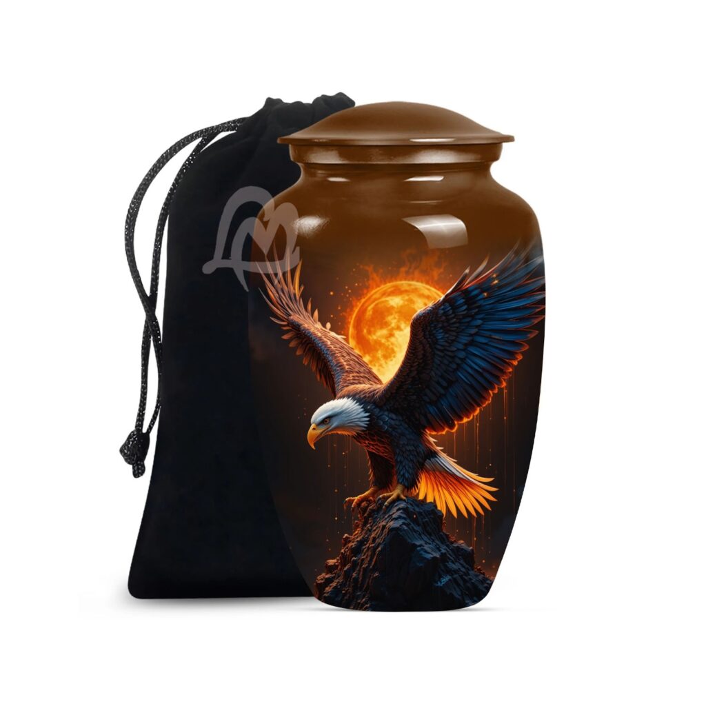 Funeral Decorative Urn for Men Carefully Handcrafted.