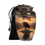 American Eagle Cremation Urn | USA Flag Urn
