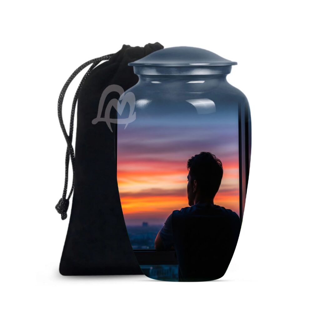 Human Ashes Urn Memorial love lost forever