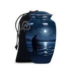 Urn for Women & Men with Secure Lid, Handcrafted Emotional Memorial Urn.