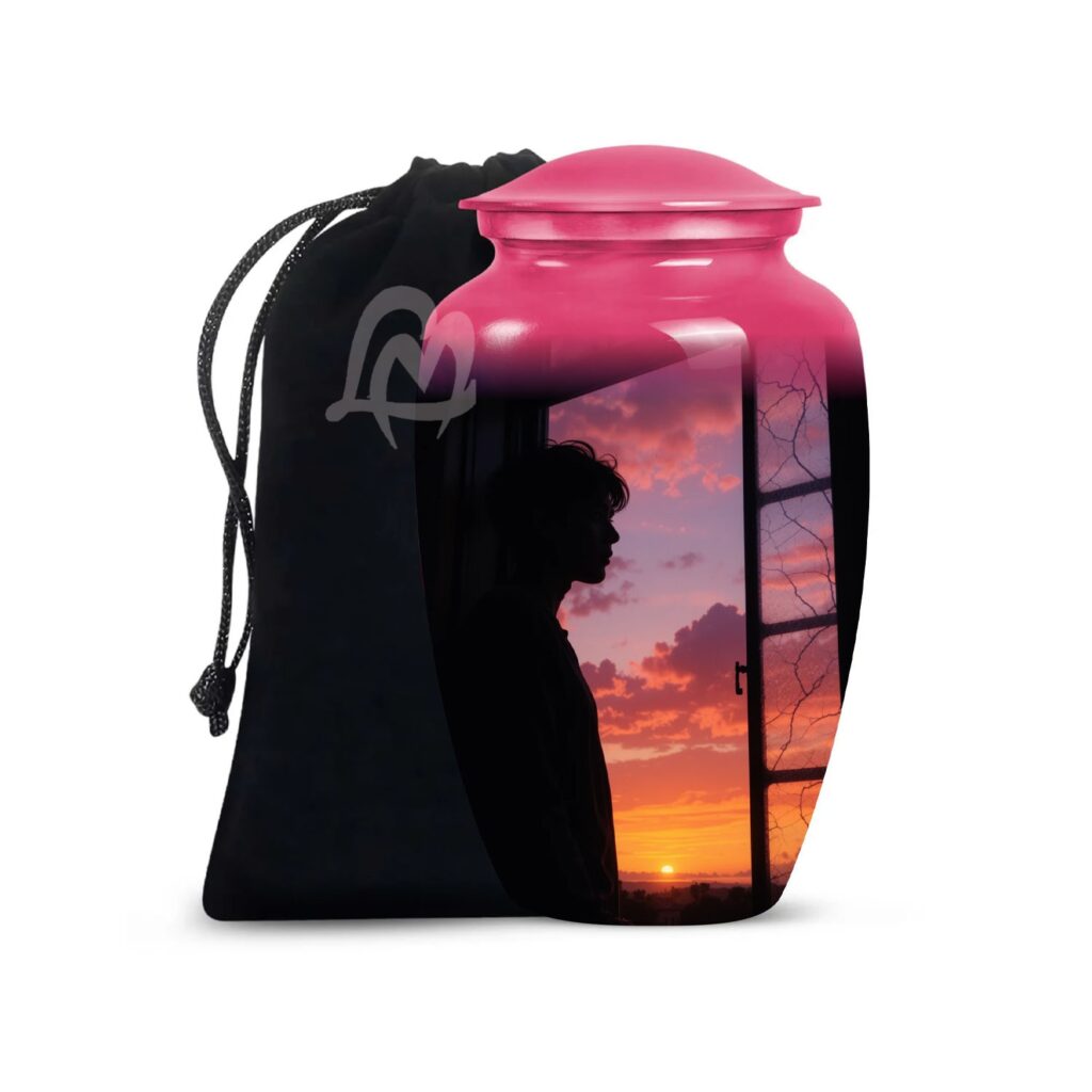 Unique urns for ashes-Tribute urn for loved one.