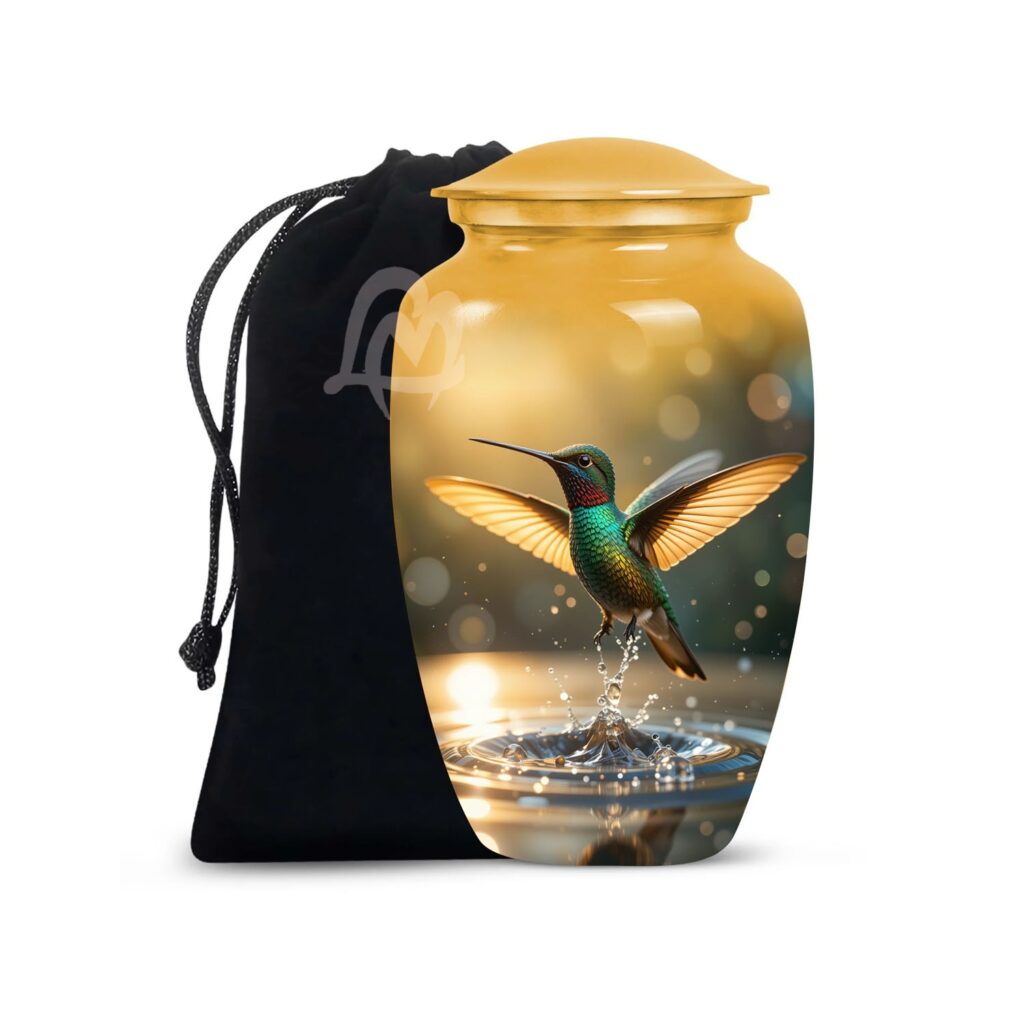 Hummingbird Urn for Ashes Adult Male & Female