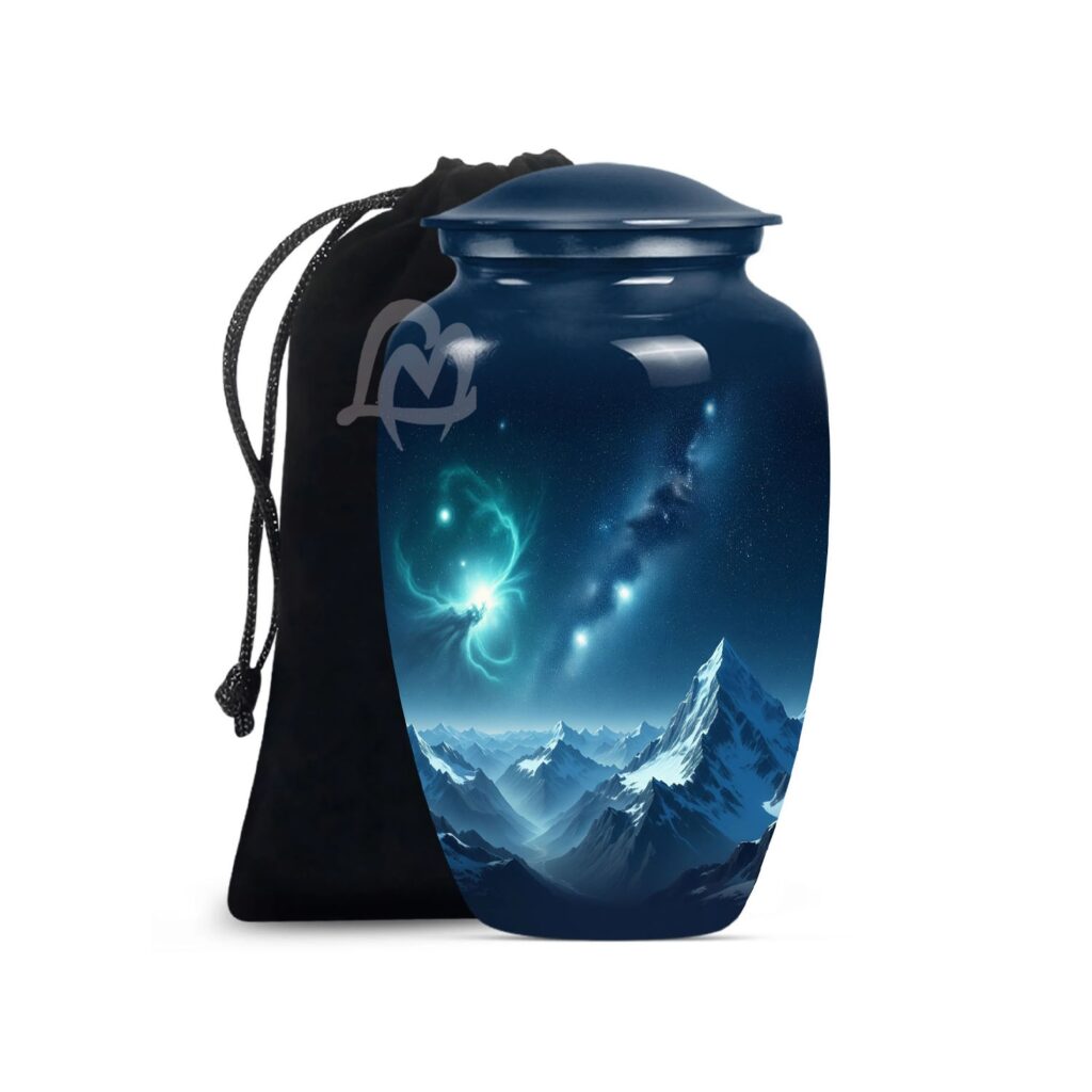 Decorative Cremation Urn for Women & Men - Funeral & Burial Urns