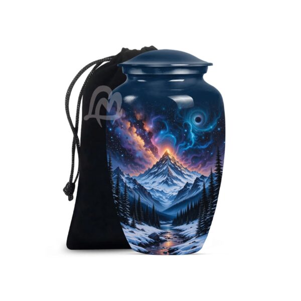 Peaceful Remembrance - Aurora Borealis Urns for Human Ashes Adult Male Female