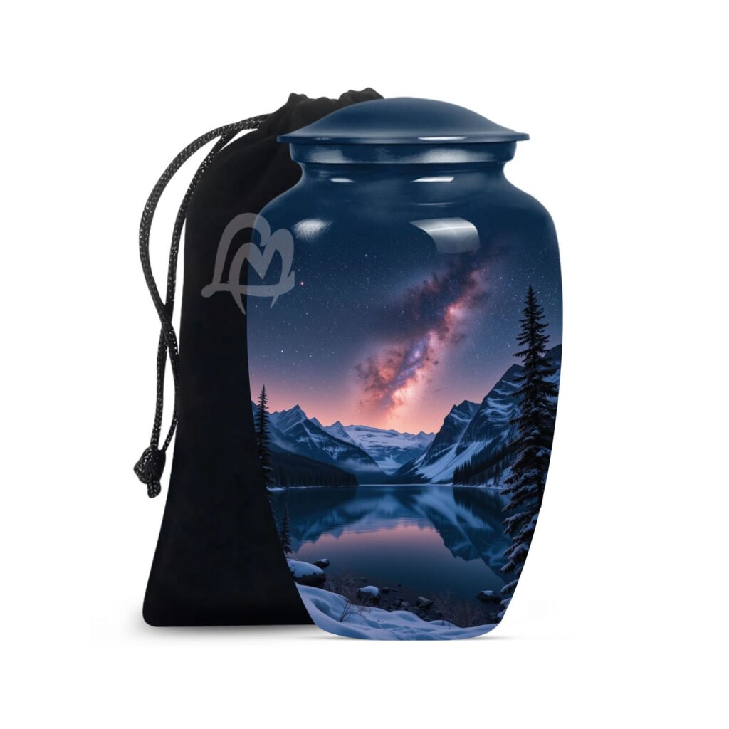 Eternal Rest - Aurora Borealis Urns for Human Ashes Adult Male Female