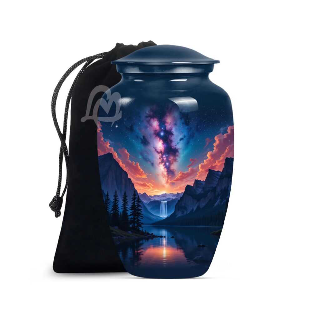 Last Embrace - Aurora Borealis Urns for Human Ashes Adult Male Female
