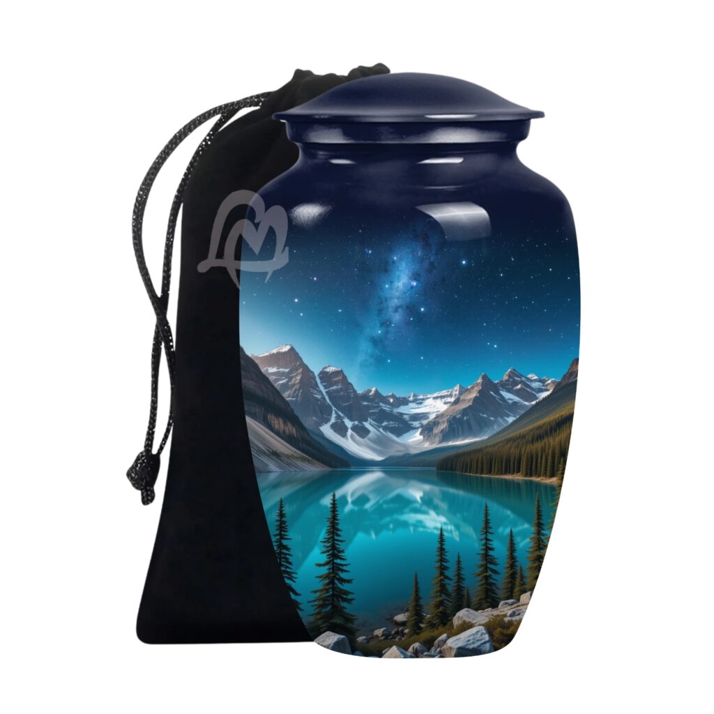 Ashes Sanctuary - Aurora Borealis Urns for Human Ashes Adult Male Female