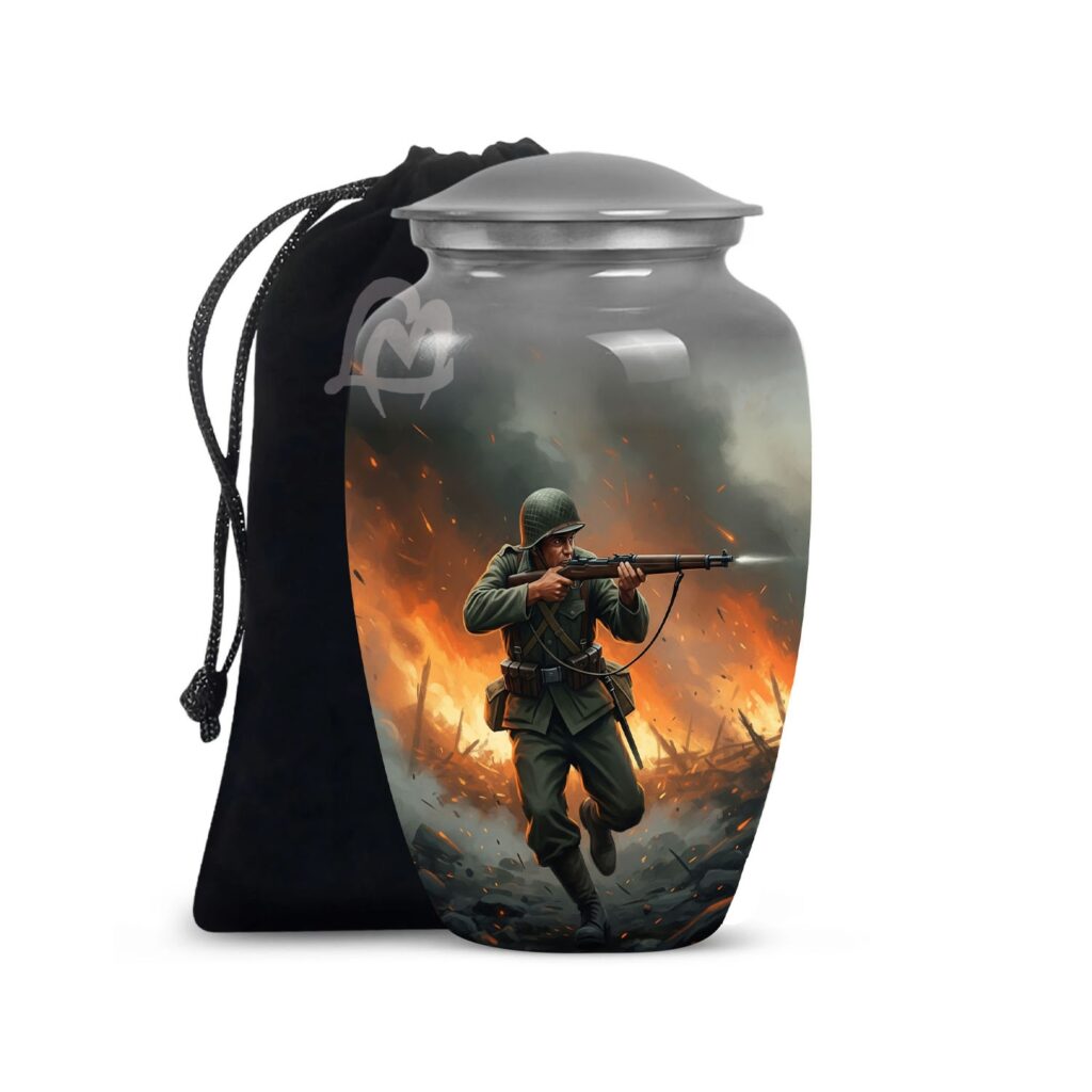 Aluminium with Care, Military Burial Urn.
