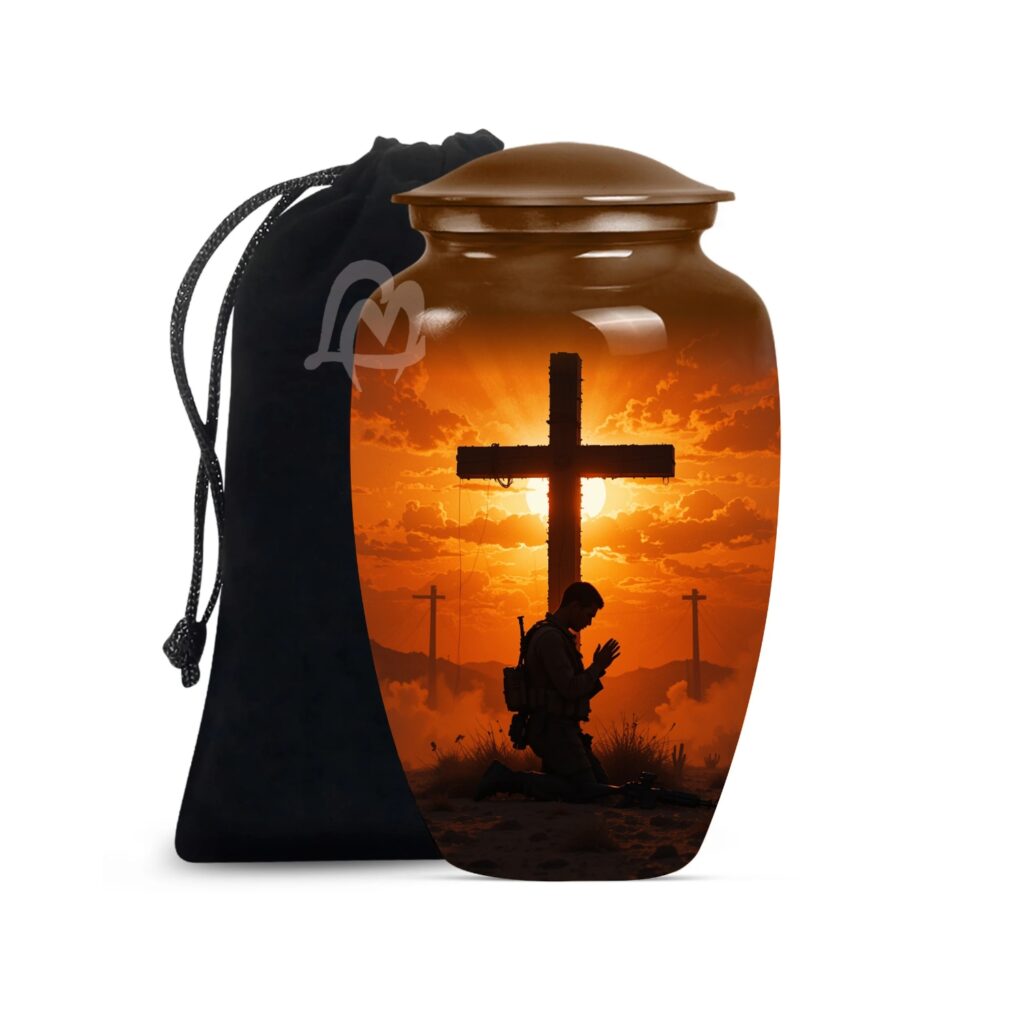 Hero Remembrance Urn - Cremation Urn for Human Ashes Adult Male, Funeral
