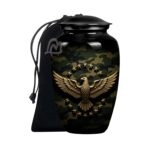 Cremation Urn for Human Ashes Adult Male, Blue Funeral
