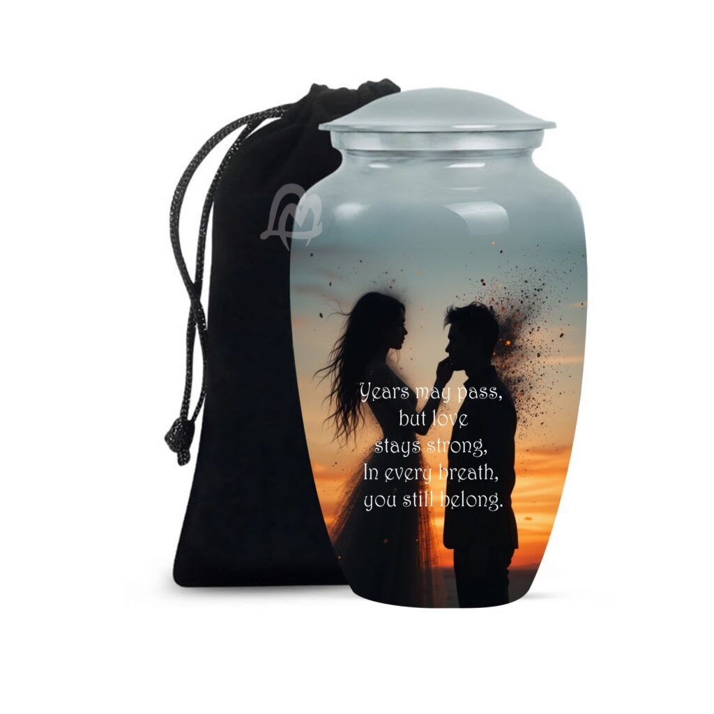 Decorative Funeral Burial Urns for Mother/Mom/Sister/Grandma, Cremation Gift for Funeral.