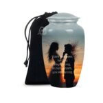 Decorative Funeral Burial Urns for Mother/Mom/Sister/Grandma, Cremation Gift for Funeral.