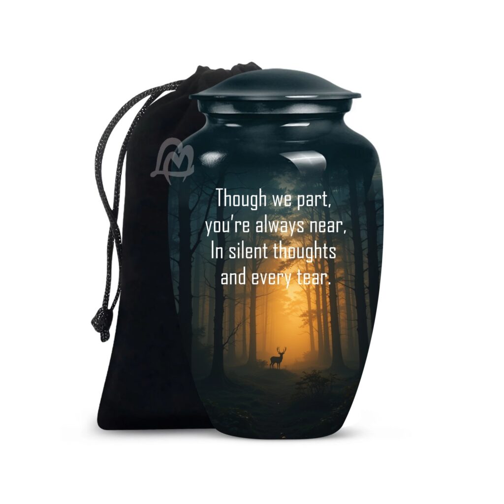(Aluminum) Cremation Urn for Human Ashes Women Men,
