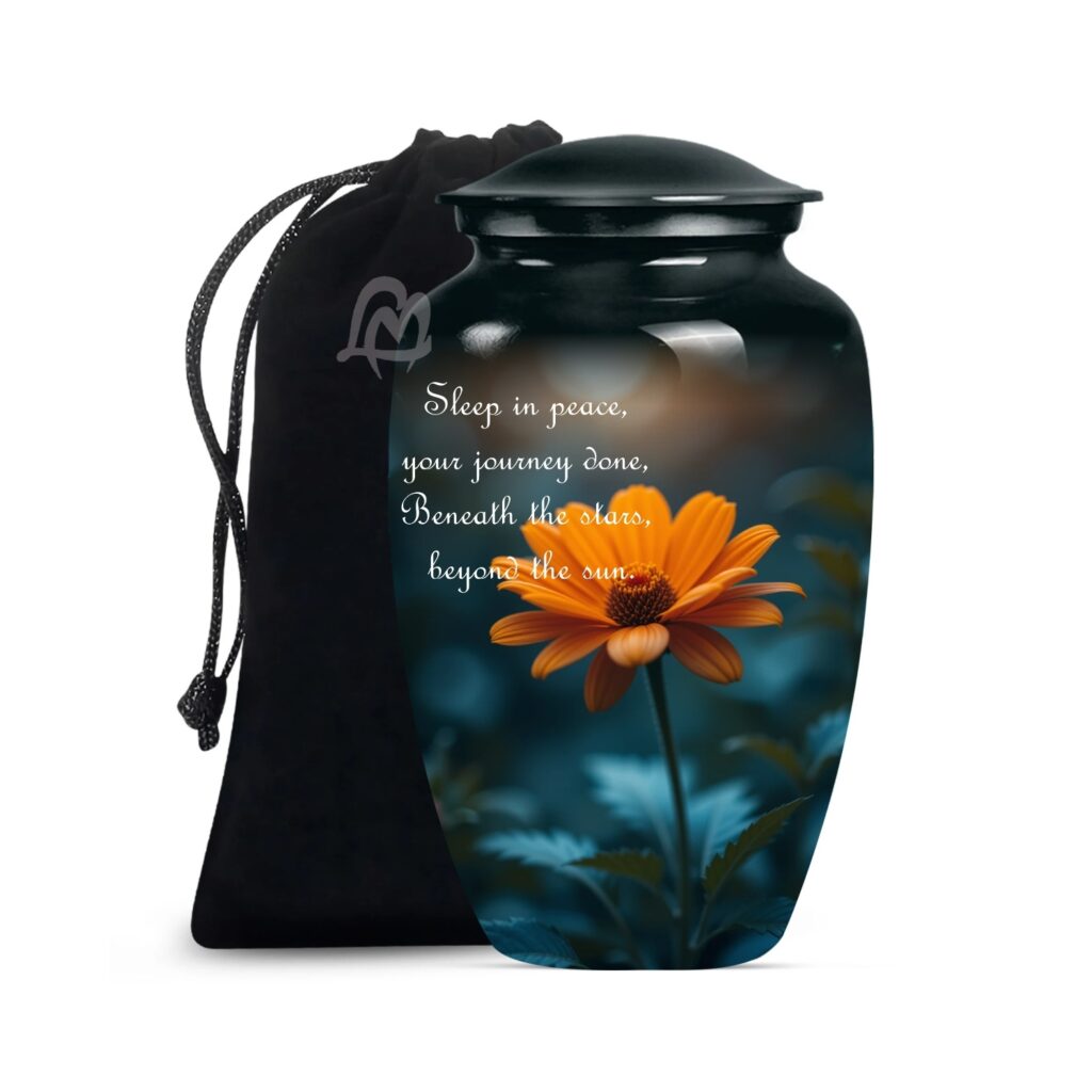 Decorative Funeral Burial Urns for Mother/Mom/Sister/Grandma, Cremation Gift for Funeral.