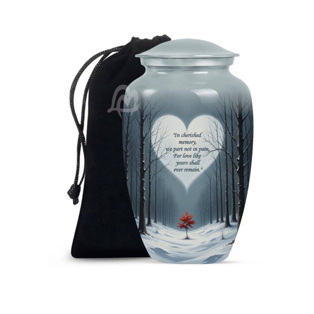 (Aluminum) Cremation Urn for Human Ashes Women Men,