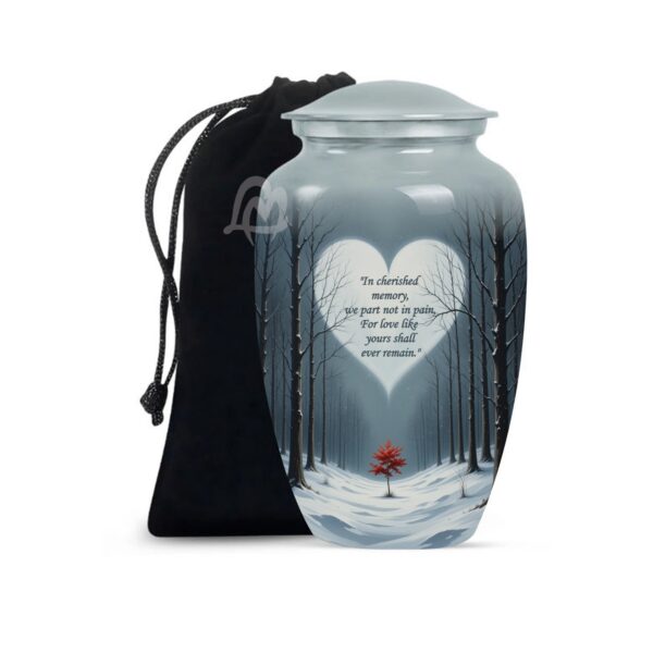 (Aluminum) Cremation Urn for Human Ashes Women Men,