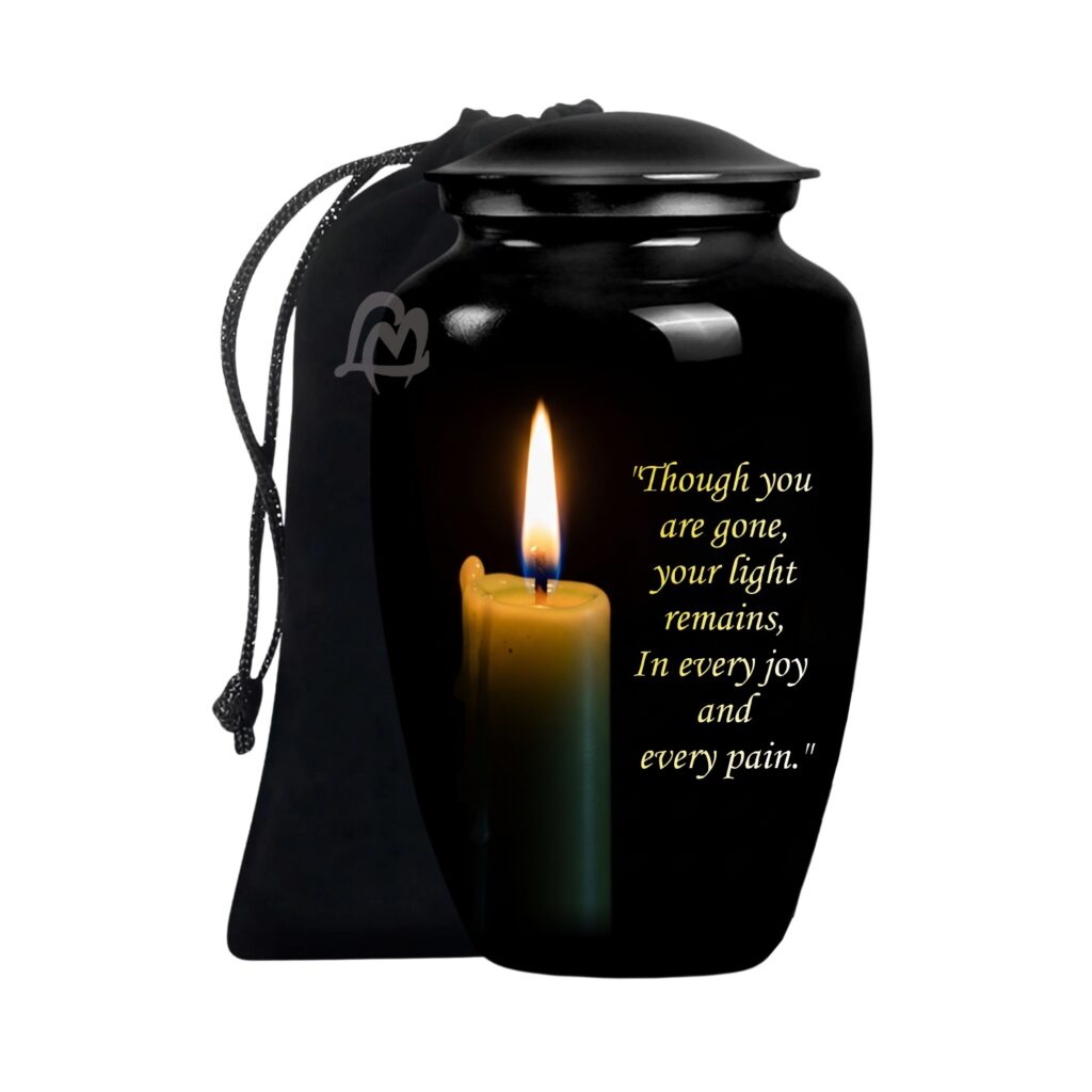 Decorative Funeral Burial Urns for Mother/Mom/Sister/Grandma, Cremation Gift for Funeral.
