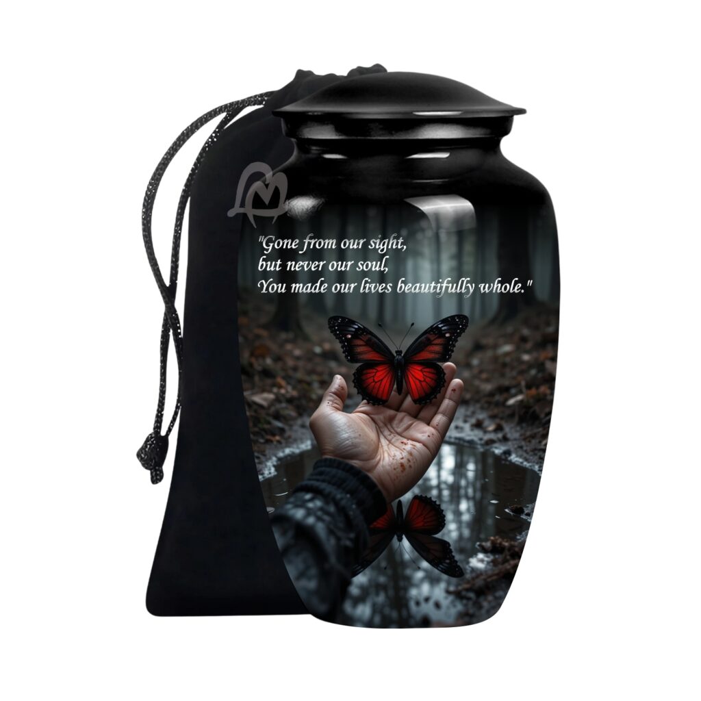 Decorative Funeral Burial Urns for Mother/Mom/Sister/Grandma, Cremation Gift for Funeral.