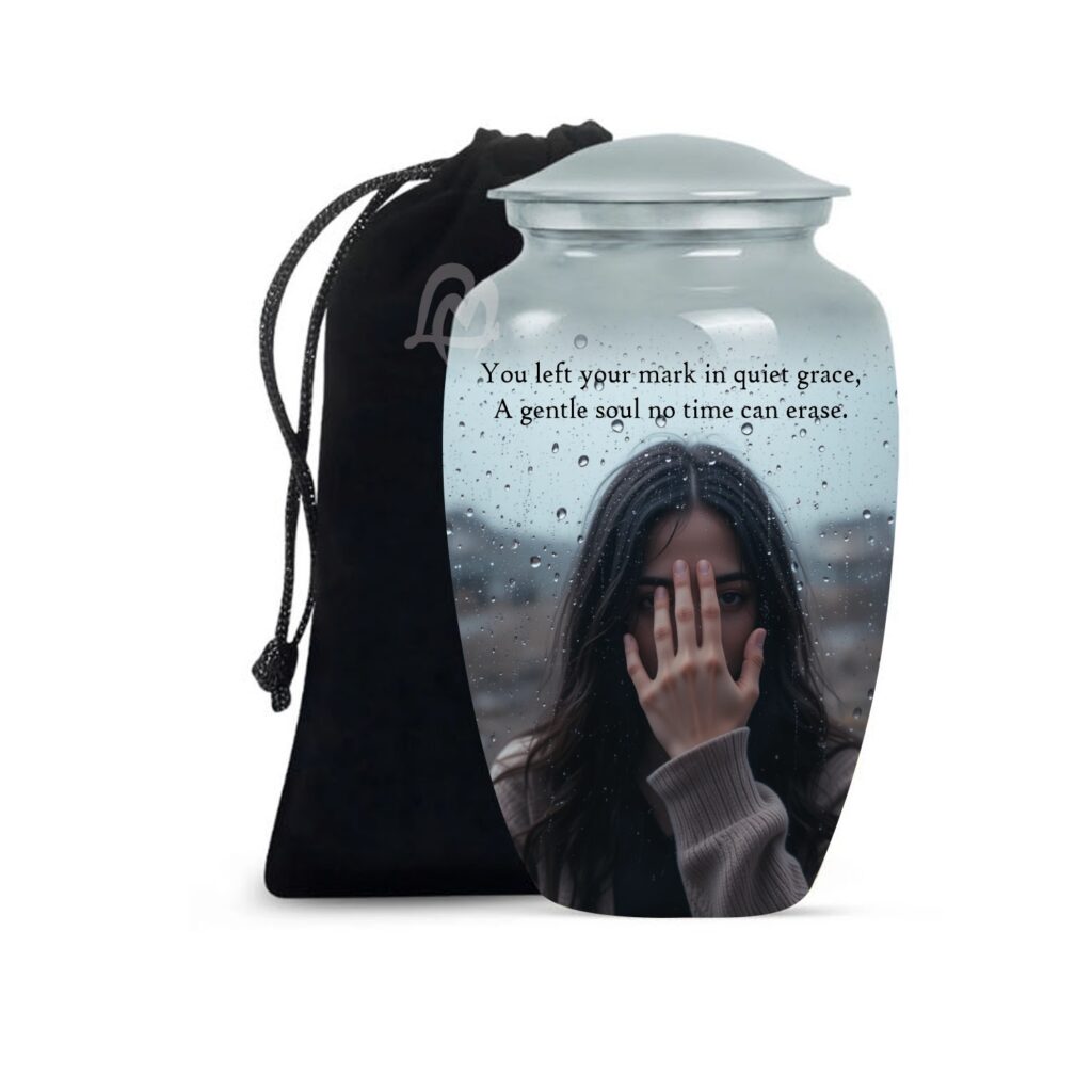 (Aluminum) Cremation Urn for Human Ashes Women Men,