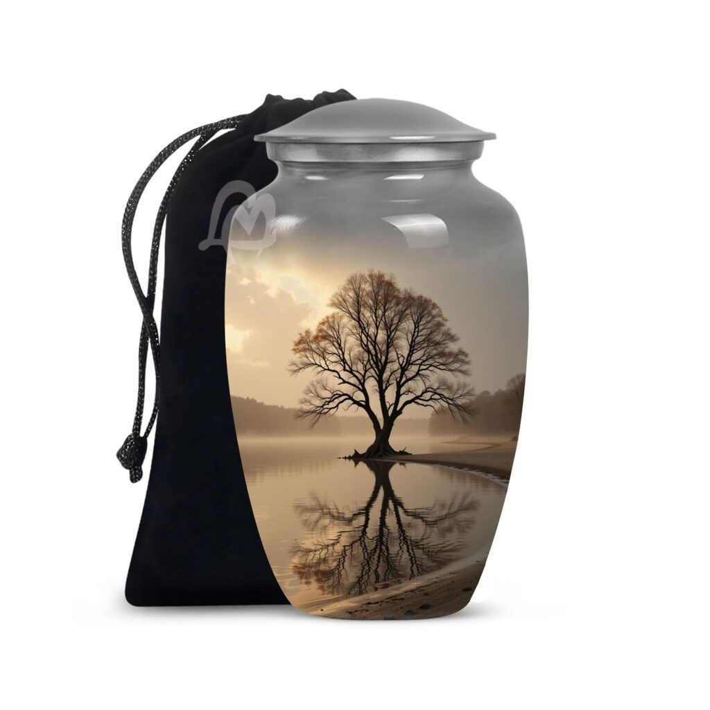Tree of Life Decorative Burial Urn for Adult Men and Women.