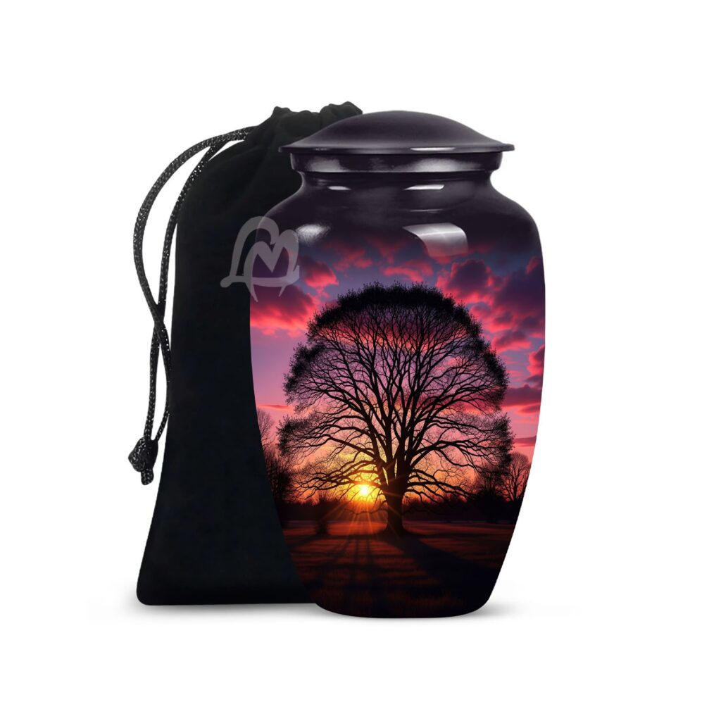 Tree of Life Decorative Burial Urn for Adult Men and Women.