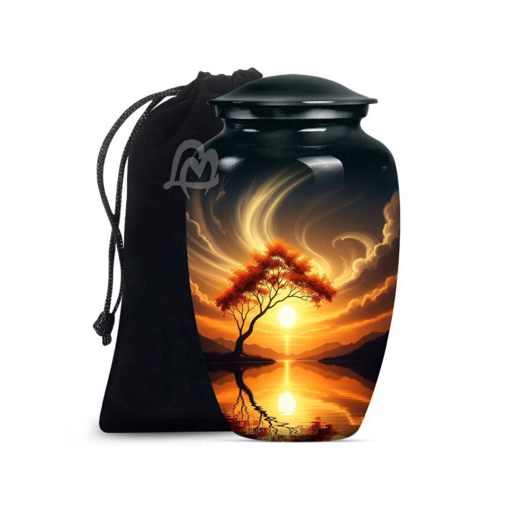 Tree of Life Decorative Burial Urn for Adult Men and Women.