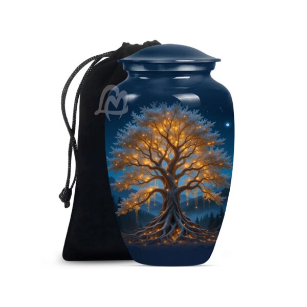 Tree of Life Decorative Burial Urn for Adult Men and Women.