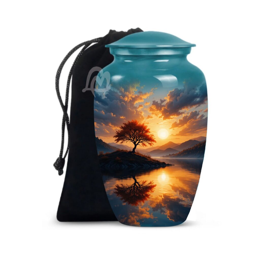 Tree of Life Decorative Burial Urn for Adult Men and Women.
