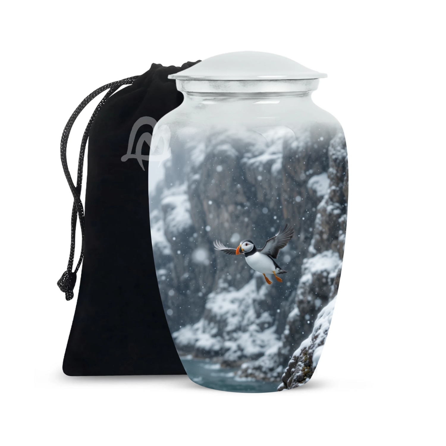 Puffin Bird Cremation Urn for Adult Men - Funeral Ashes Container Puffin Bird Cremation Urn for Adult Men - Funeral Ashes Container