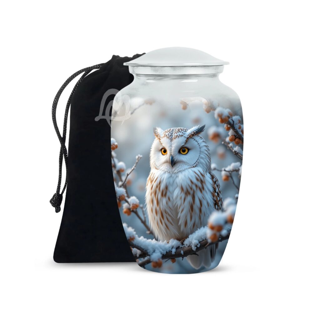 Handcrafted Large Urn for Ashes Adult Male & Female – Funeral Cremation Urns for Human Ashes Adult Man,