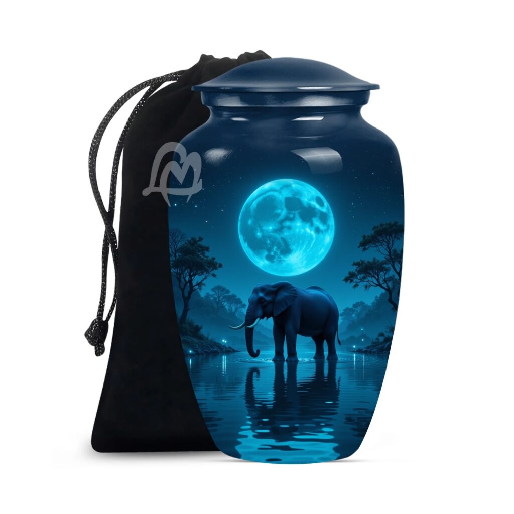Urns for Human Ashes Adult Man & Women - Beautiful Cremation Urns for Female - Decorative & Burial Urn for Mom & Dad.