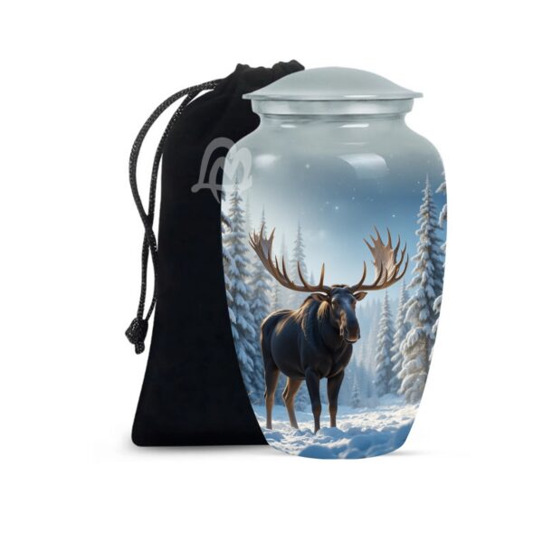 Decorative Funeral Urn for Ashes Printed Memorial Urns for Male & Female