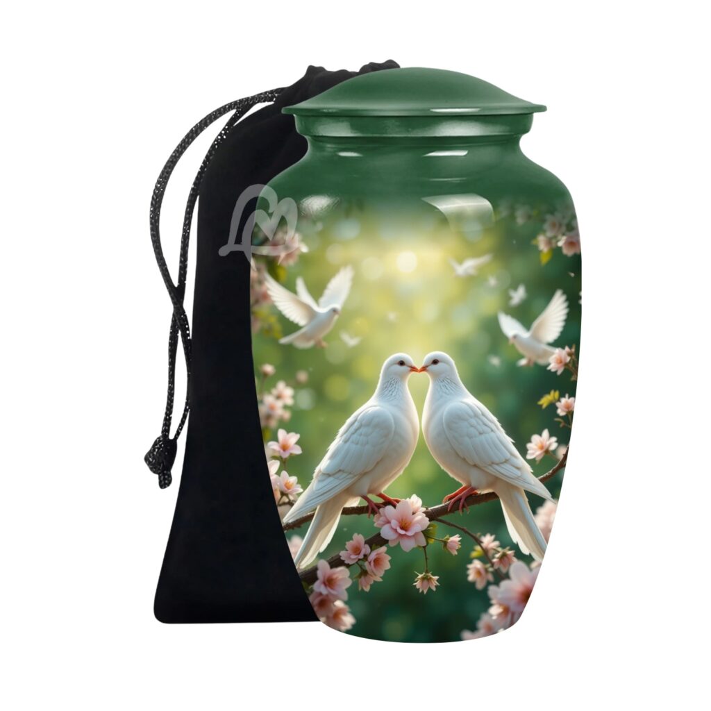 Cremation Urns for Mom & Dad - Human Memorial Urn for Women & Men - Timeless design.
