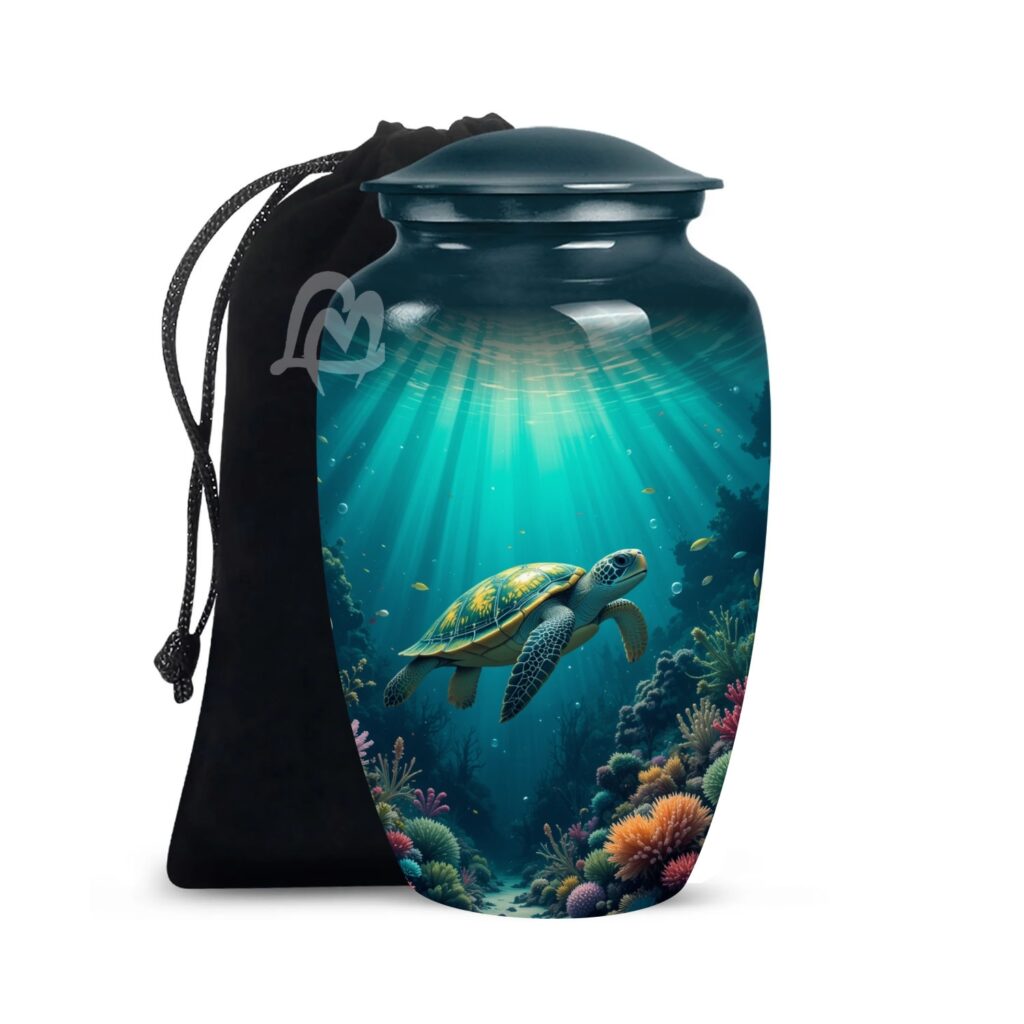 Lovely Turtle Urns for Human Ashes - Adult Urns for Human Ashes Women